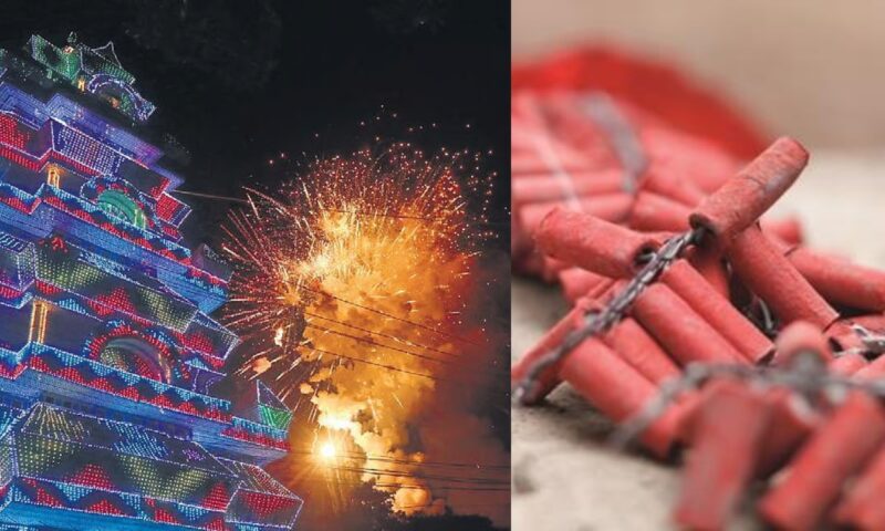 അനുവദിച്ചതിലും കൂടുതൽ വെടിക്കോപ്പുകൾ; പാറമേക്കാവ് പടക്ക നിർമാണശാലക്കെതിരെ നടപടി