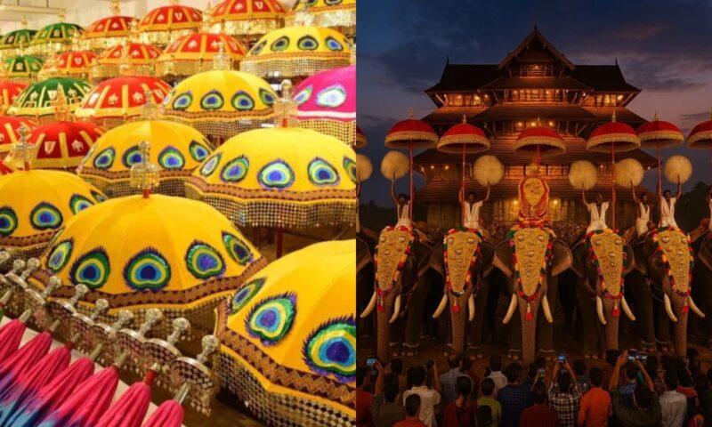 പാറമേക്കാവിന്റെ ചമയ പ്രദർശനം തുടങ്ങി; നാളെ പൂര വിളംബരം