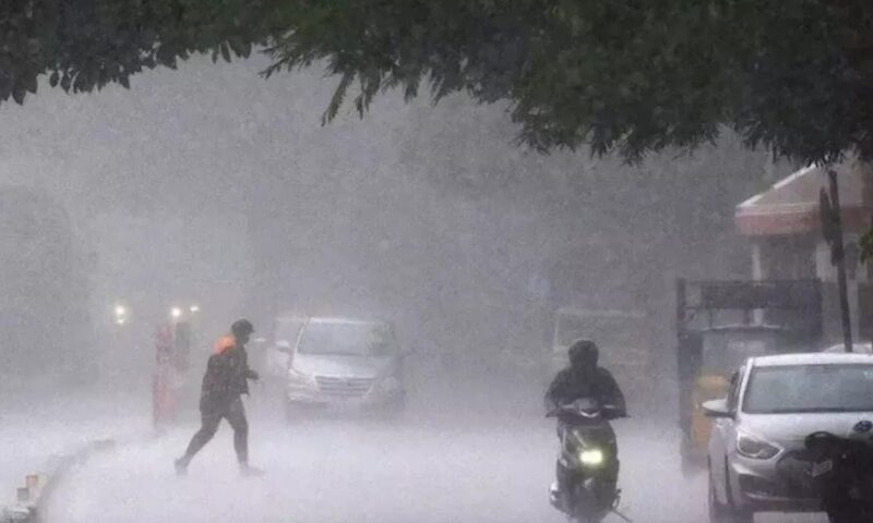 പാലക്കാട് വേനൽമഴ കനത്തു; സ്കൂൾ മേൽക്കൂര തകർന്നു വീണ് 5 പേർക്ക് പരുക്ക്