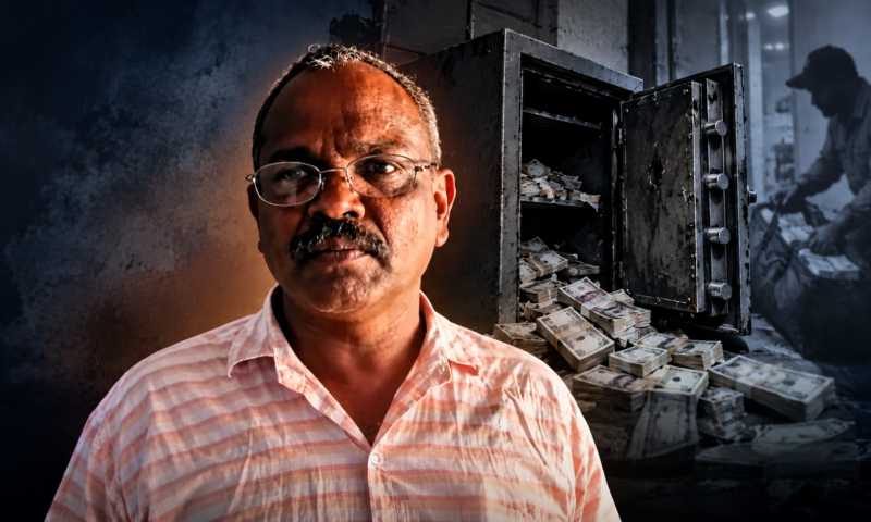 ഖത്തർ കെ.എം.സി.സി ഓഫീസിൽ നിന്ന് എട്ടുകോടിയോളം രൂപ കവർന്ന കേസിൽ പിടിയിലായ കൊയിലാണ്ടി സ്വദേശി ബാലകൃഷ്ണന്റെ കുറ്റസമ്മത വീഡിയോ പുറത്ത്