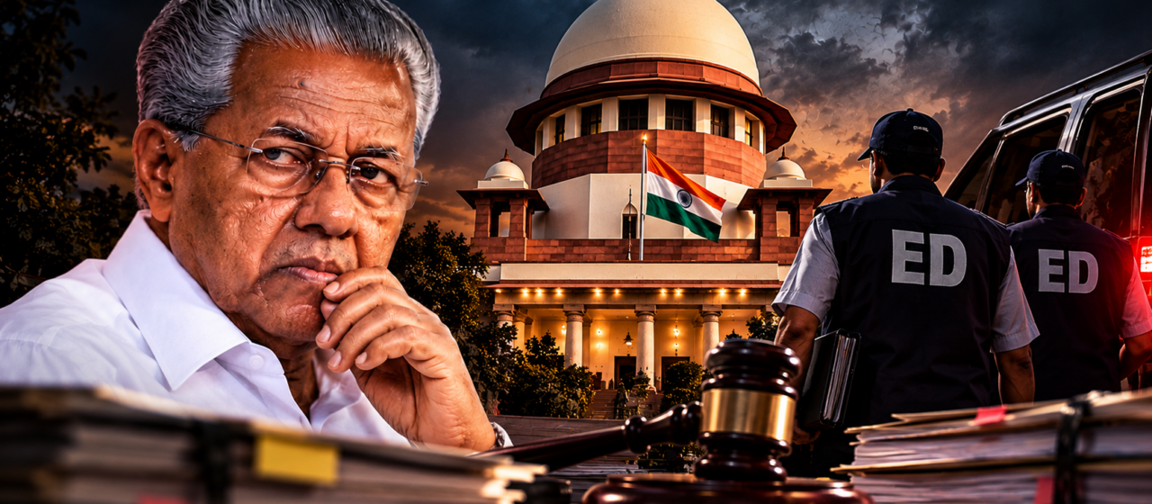 മുന്‍ മുഖ്യമന്ത്രി പിണറായി വിജയനെതിരായ വിജിലന്‍സ് അന്വേഷണം സുപ്രീംകോടതി തടഞ്ഞതോടെ കരുതലോടെ നീങ്ങാന്‍ ഇഡി